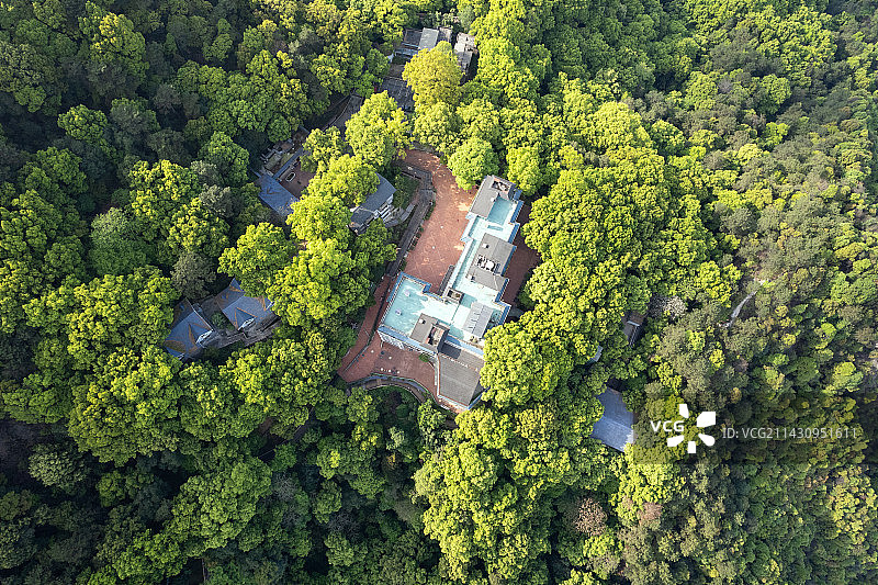 森林中的建筑图片素材