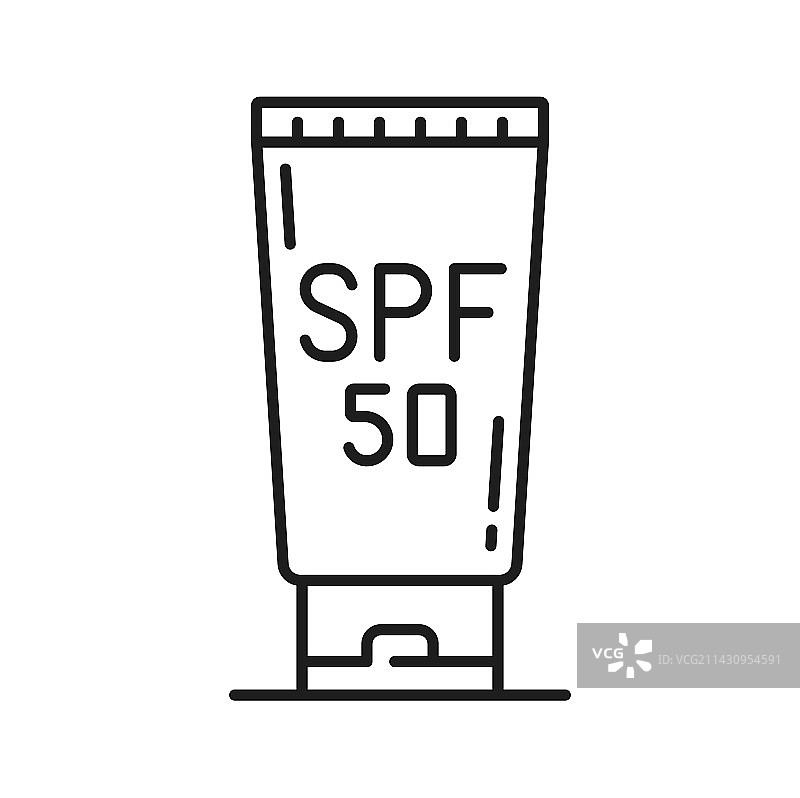 防晒化妆品SPF霜，阻挡阳光图片素材