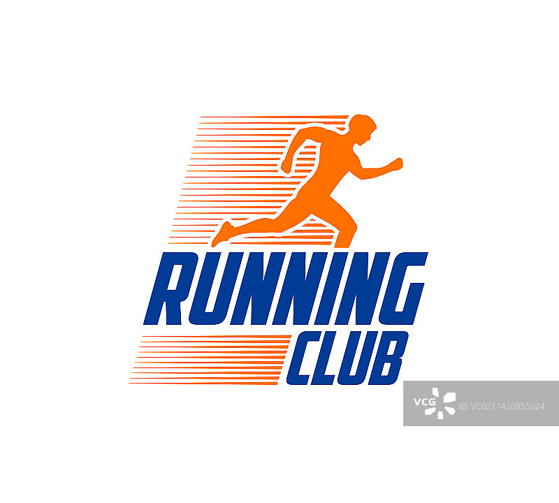 马拉松跑步运动标志图标图片素材