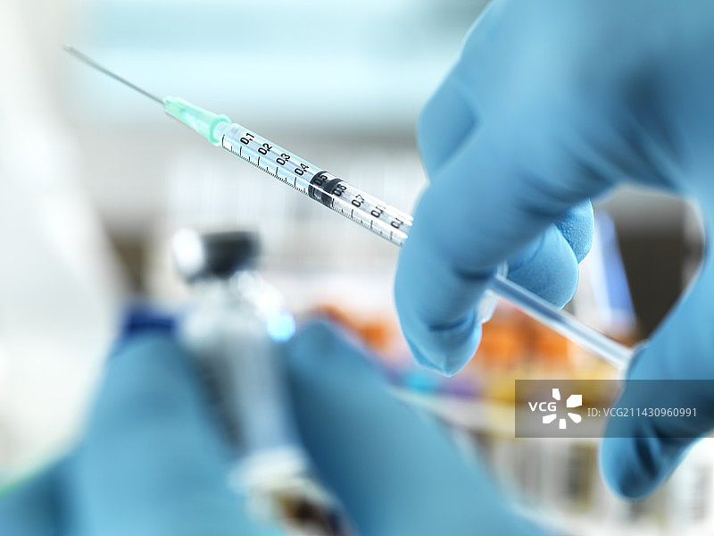疫苗制备图片素材
