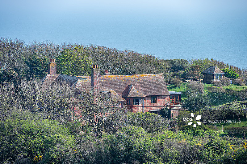 英国侏罗纪海岸线别墅建筑图片素材