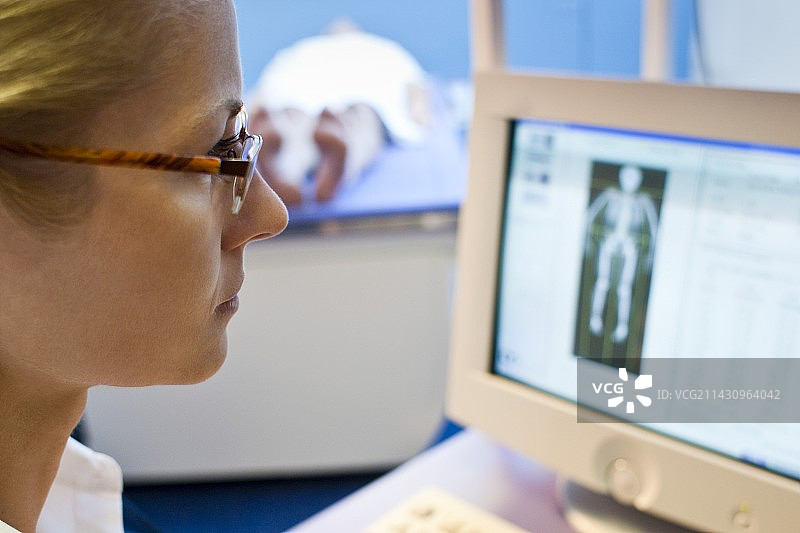 骨密度扫描图片素材