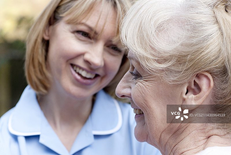 护士上门拜访图片素材