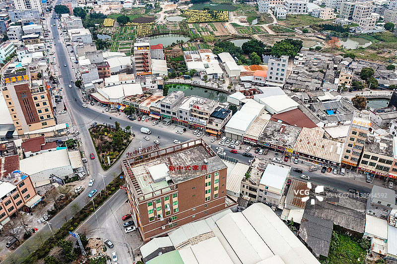 中国广东省潮州市潮安区沙溪镇站前大道图片素材