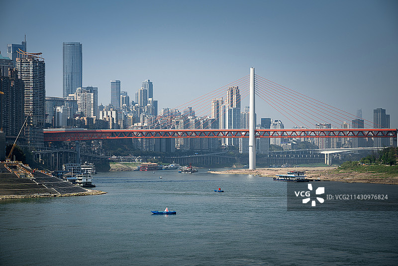 千厮门嘉陵江大桥 江北嘴图片素材