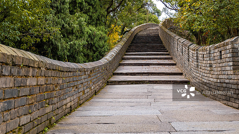 浙江临海江南长城的图片素材图片素材