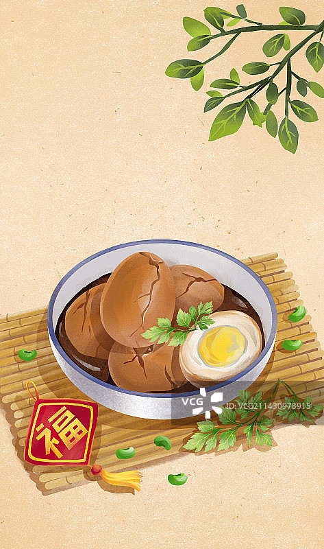 二十四节气之传统美食立夏吃立夏饭图片素材