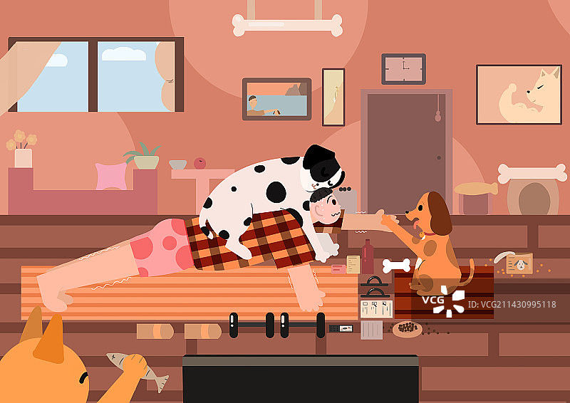 运动一家图片素材