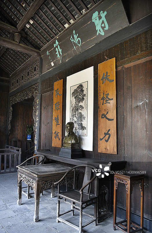 江苏淮安河下古镇吴承恩故居图片素材