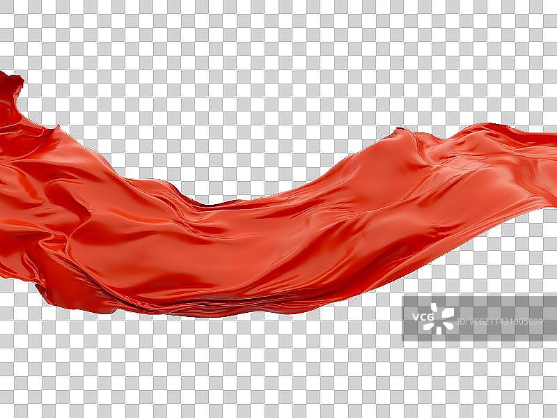 3D渲染红色波纹图片素材