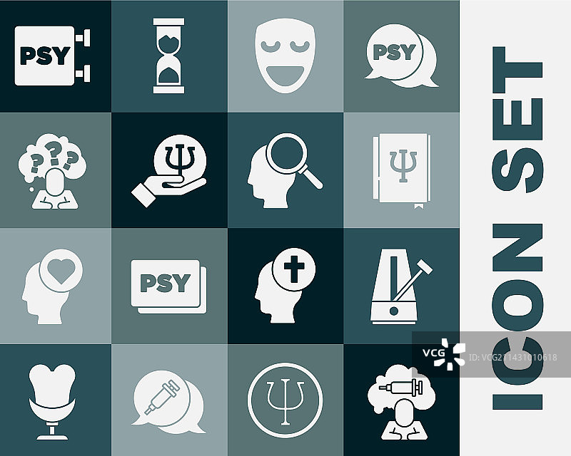 药物成瘾节拍器与钟摆集合图片素材