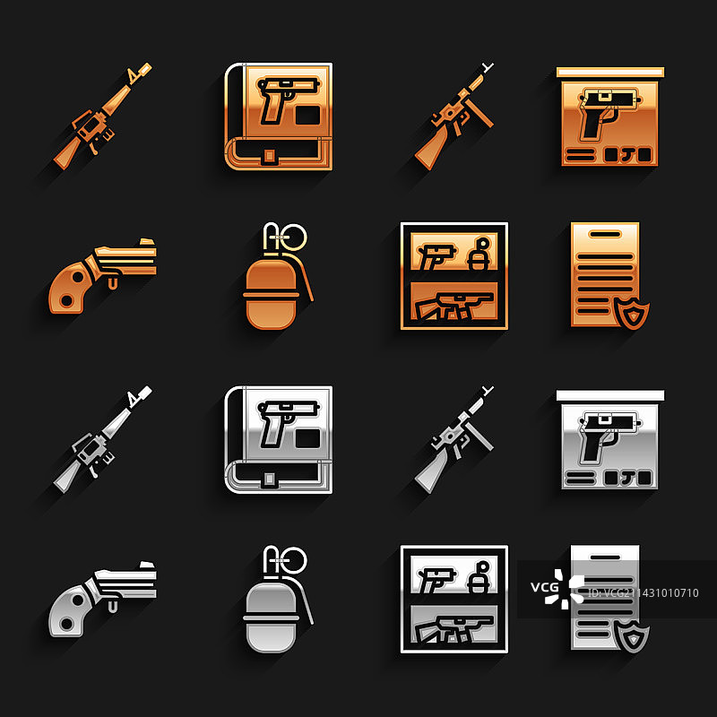 手榴弹和军用弹药箱图片素材