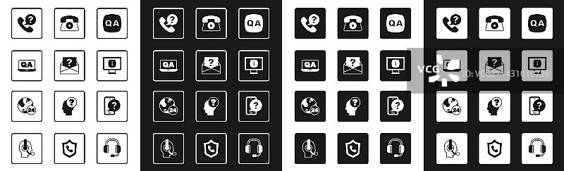 问答信封和问号图片素材