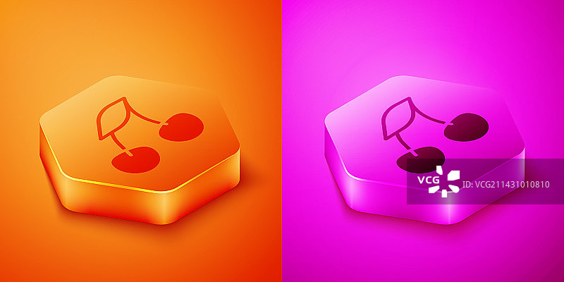 2.5D夏季新鲜浆果图标图片素材