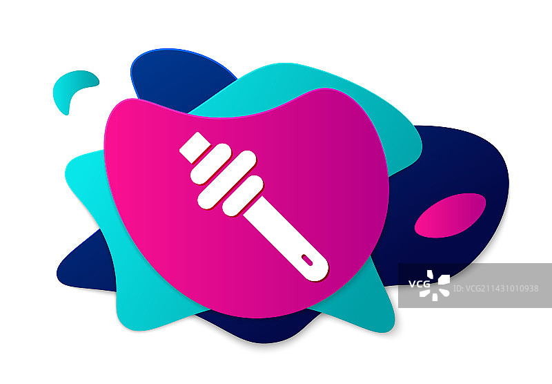 彩色蜂蜜搅拌棒图标图片素材