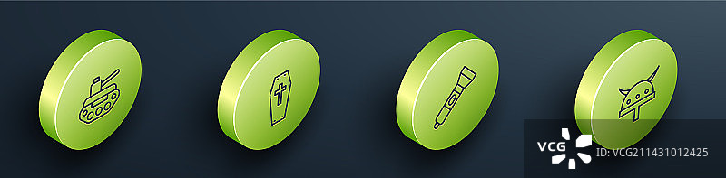 2.5D军事坦克棺材图片素材