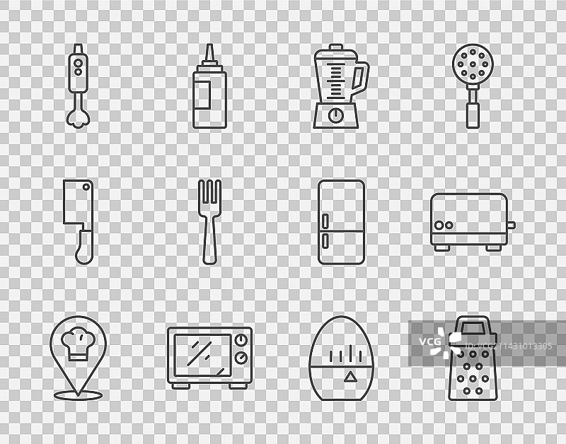 厨师帽定位磨泥器搅拌机图片素材