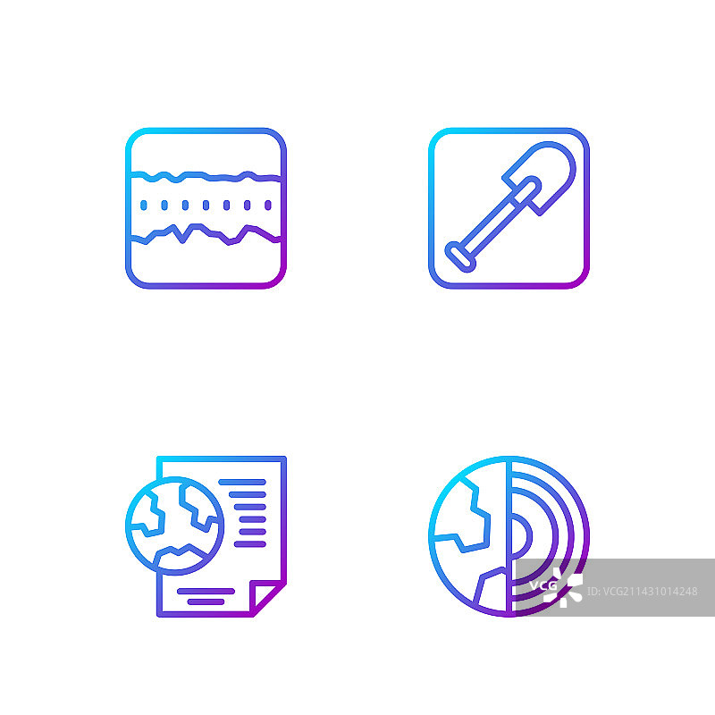 地球核心结构地壳地球图片素材