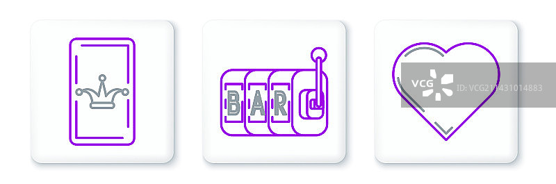 带有红心图案的扑克牌和鬼牌图片素材