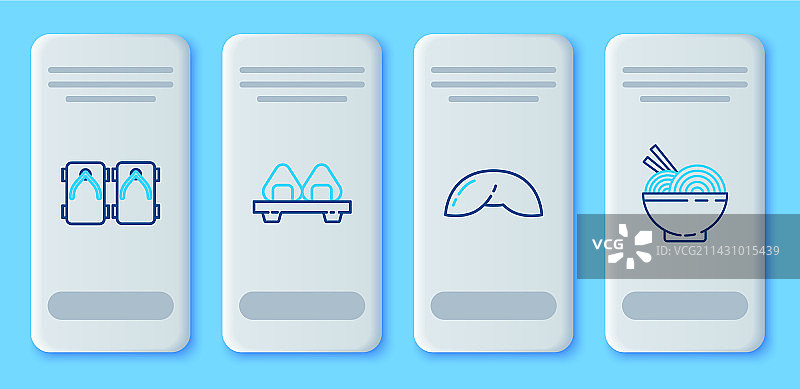 砧板寿司中国风幸运饼组合图片素材