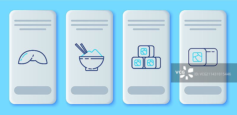 碗里的米饭、筷子和寿司图片素材