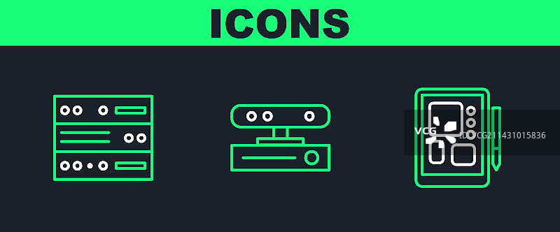 绘图板服务器数据网络托管图片素材