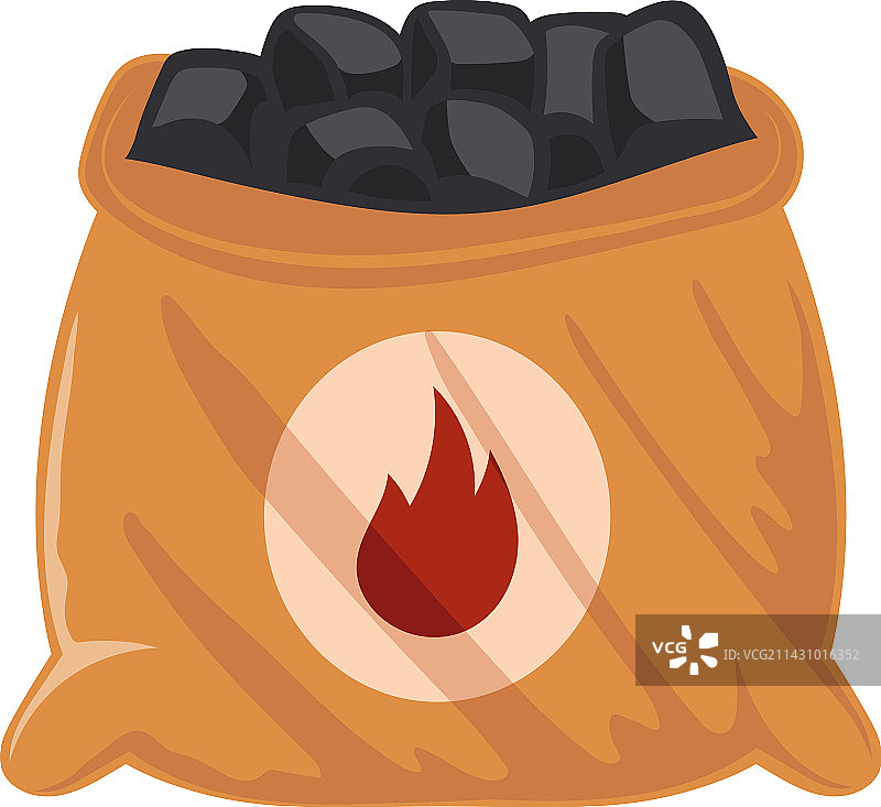 木炭袋图片素材