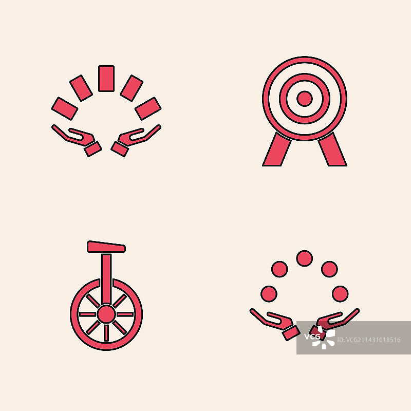 杂耍球手持扑克牌素材图片素材