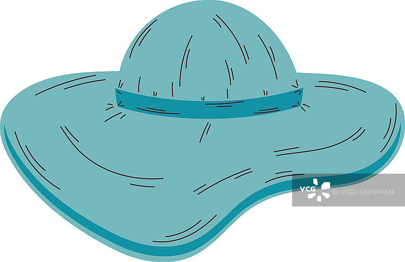 戴旅游帽的女人图片素材