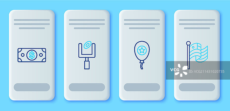 美式橄榄球门柱气球套装图片素材