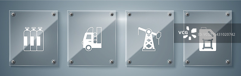 机油桶、抽油机图片素材