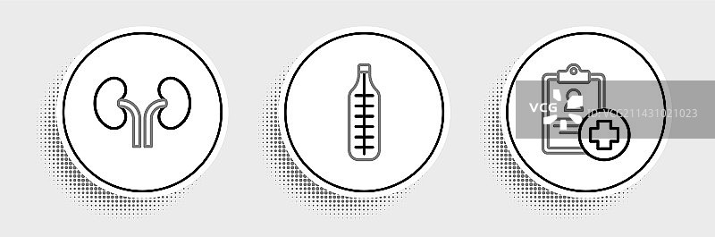 病人病历记录人类肾脏医疗图片素材