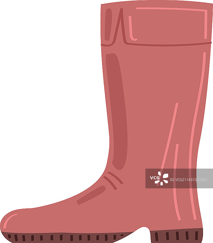 橡胶园艺靴图片素材