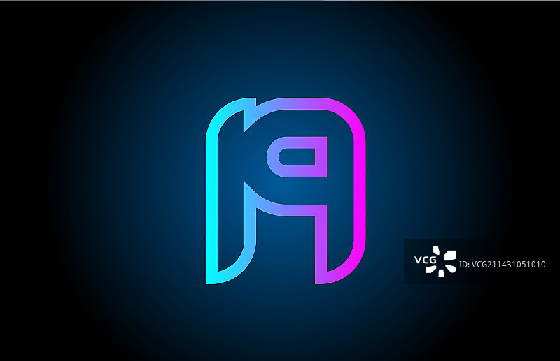 粉色线条数字19标志图标创意设计图片素材