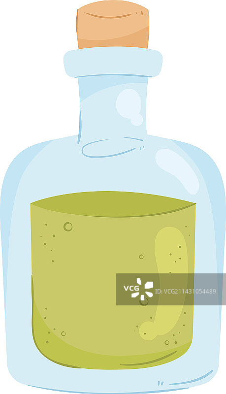 透明橄榄油瓶图片素材