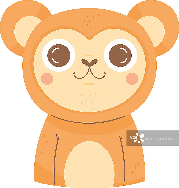 可爱的猴子动物图片素材