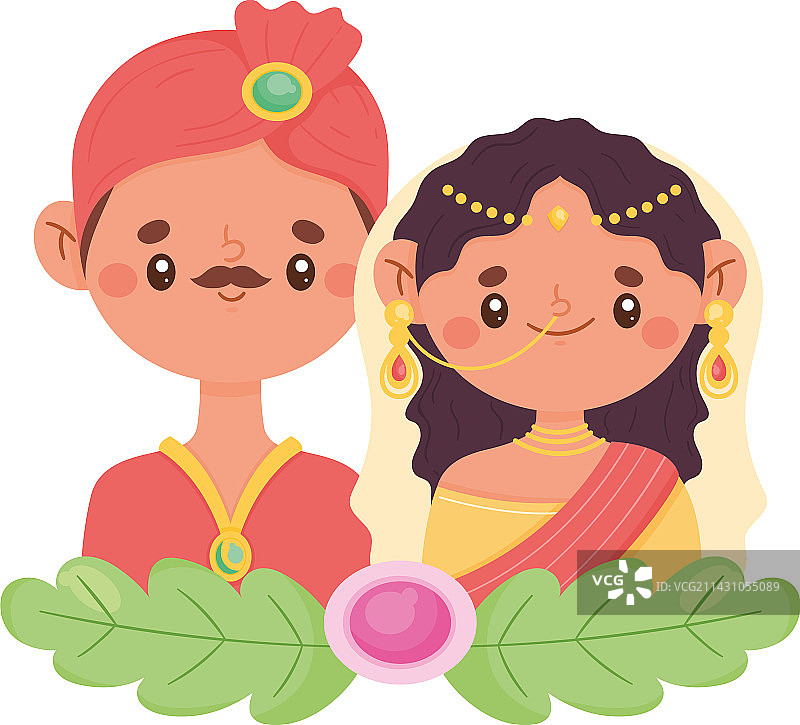 印度文化情侣图片素材