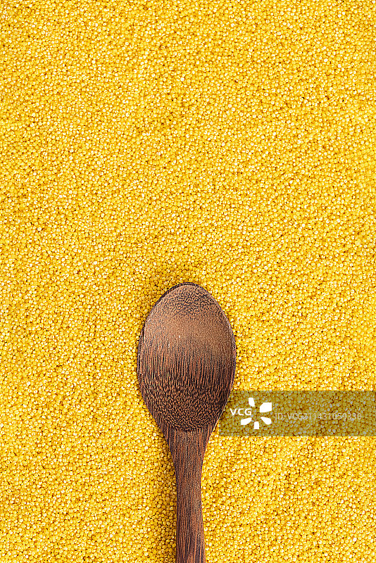 小米粮食勺子创意图片图片素材