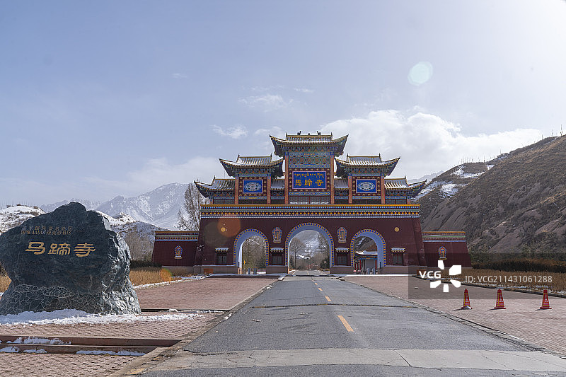 马蹄寺图片素材