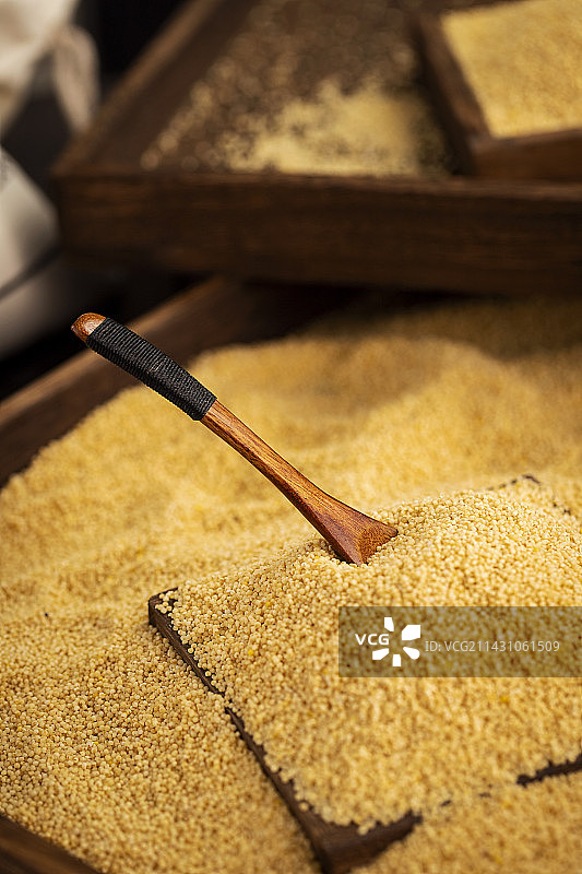 粮食小米静物电商产品图片素材