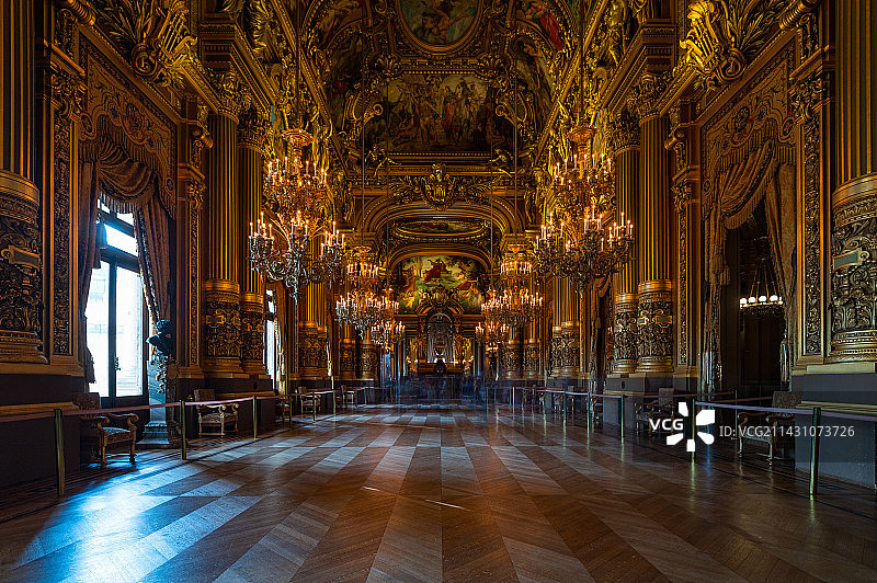 法国巴黎歌剧院室内图片素材