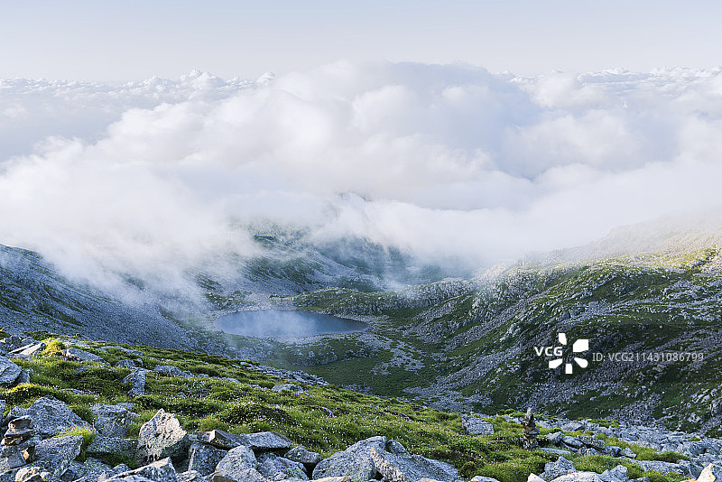 太白山大爷海云海图片素材