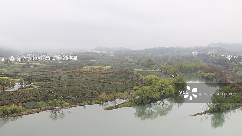 婺源縣月亮灣图片素材