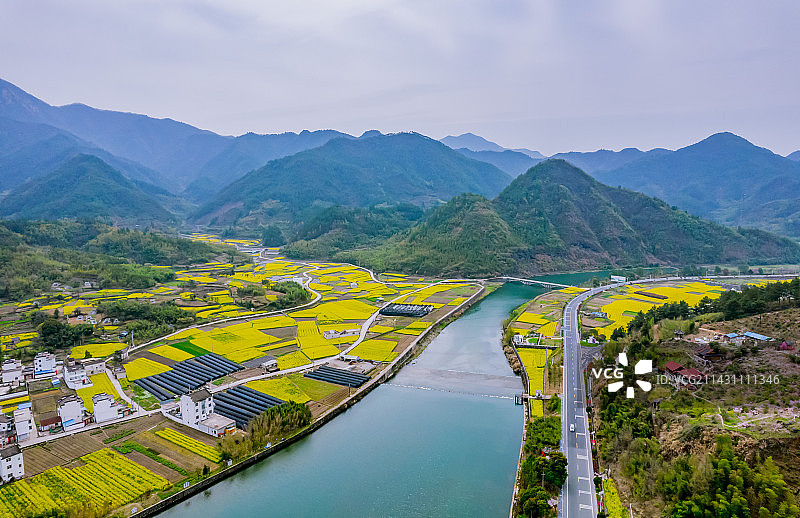 绩溪 龙川的春天图片素材