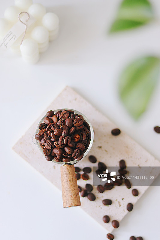 香醇咖啡豆图片素材