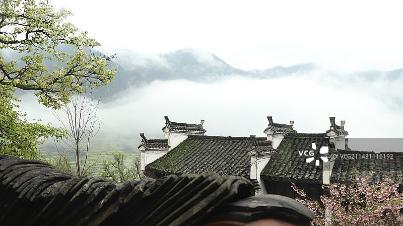 婺源縣篁嶺景區图片素材