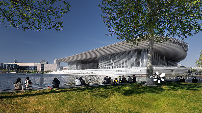 天津大剧院图片素材
