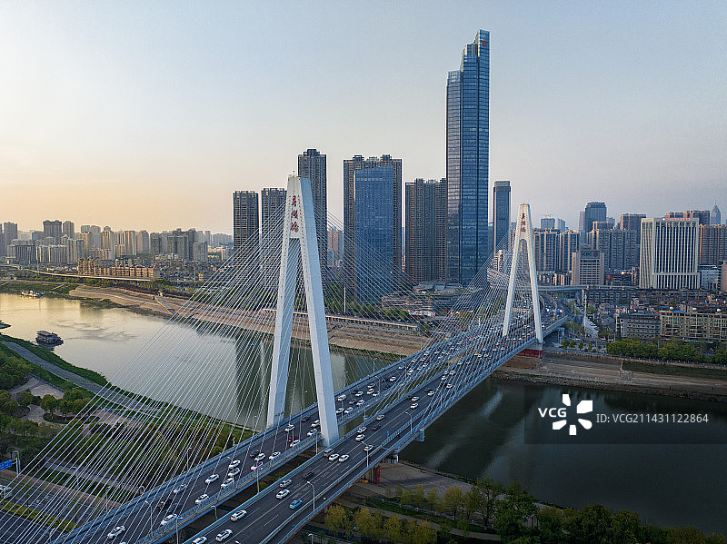 武汉月湖桥图片素材