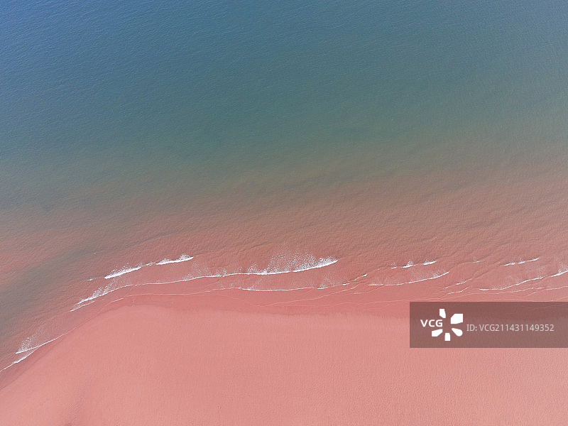 青岛城市阳台粉色沙滩图片素材