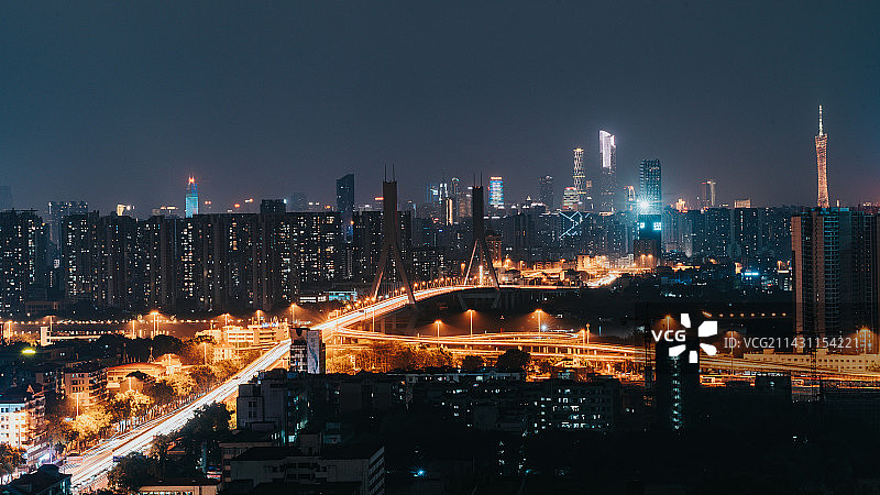 鹤洞大桥车轨图片素材